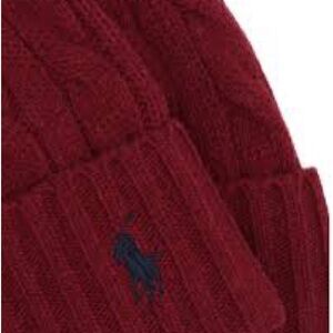 Polo by Ralph Lauren Red Knit Beanie